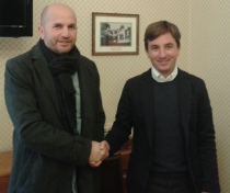 Paolo Russomando incontra uno dei delegati de «La Balagne»